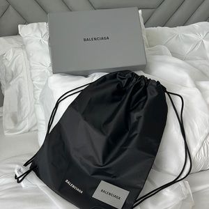 Balenciaga Empty Shoe Box & Black Empty Dust Bag